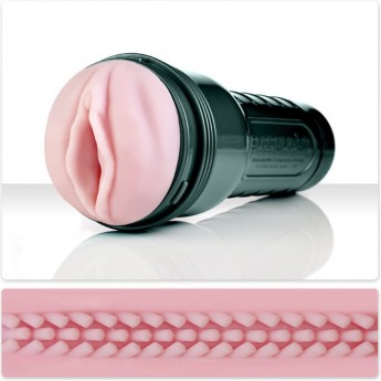 Мастурбатор с вибрацией FLESHLIGHT PINK TOUCH, вагина